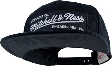 Кепка Mitchell & Ness 2 Tone Box Logo Snapback чорно-біла, універсальний розмір