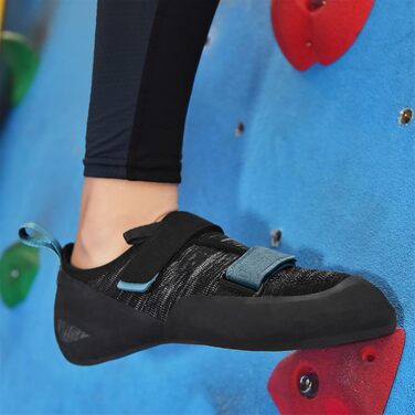 Кріпи для скелелазіння чоловічі/жіночі Indoor для початківців, скелелазіння, боулдерингу, тренувальні взуття, 46 EU, Blue/Blau