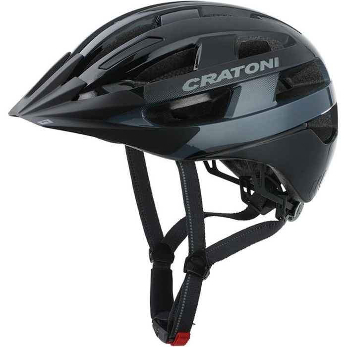 Велосипедний шолом Cratoni Velo-X чорний S/M (52-57 см)