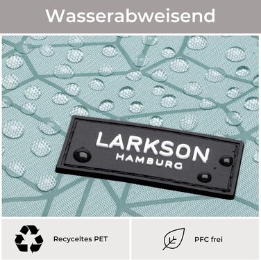 Велосипедна сумка-рюкзак LARKSON Tammo 2 в 1 для багажника, водовідштовхувальна, поліестер, м'ятна, для жінок і чоловіків