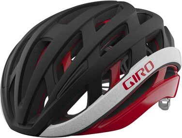 Велосипедний шолом Giro Helios Spherical MIPS чорний/червоний 2025, для шосейних велогонок