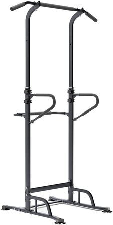 Силовий комплекс SogesGame Power Tower: регульований турнік, бруси та станція для вправ з антиковзаючою базою для тренувань вдома