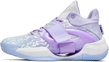 Чоловічі баскетбольні кросівки для хлопців, зручні для тренувань, бігу та тенісу, чорно-білі, 869 (44 EU, фіолетово-білі 869)