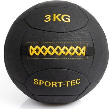 Медичний м'яч Sport-Tec Robusta 3 кг, 35 см, жовтий
