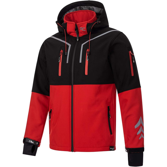 Чоловіча куртка-софтшелл Rock Creek Outdoor H-222 L, чорна