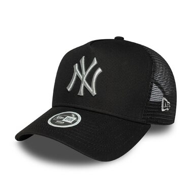 Кепка New Era 9Forty MLB New York Yankees кепка-тракер, регульована, жіноча, металік