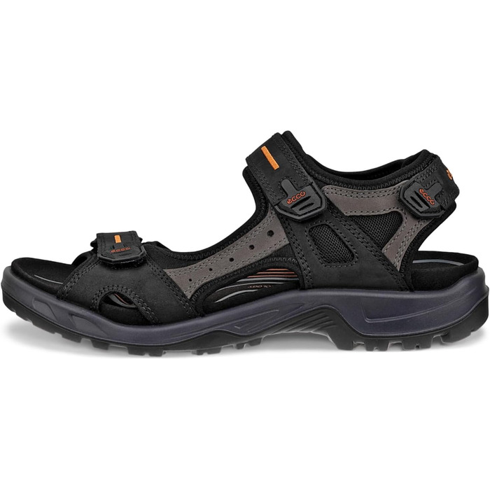 Чоловічі сандалі ECCO Offroad 44 EU чорного кольору - зручне взуття для активного відпочинку