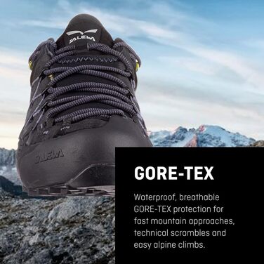 Чоловічі трекінгові півчеревики Salewa Wildfire GTX 44.5 EU Navy Blazer Cactus