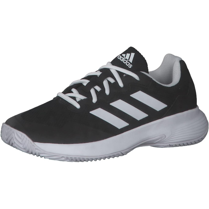 Жіночі тенісні кросівки Adidas Gamecourt 2w, 38 EU, чорний/білий