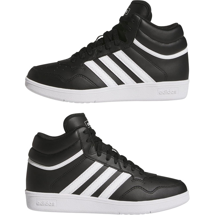 Кросівки баскетбольні Adidas Hoops 4.0 Mid Top жіночі 38 EU чорно-білі