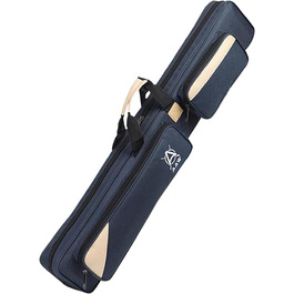 Чохли для бильярдної кия 3x4, 1/2 Snooker Billard, переносна ручка, захисна сумка, синій