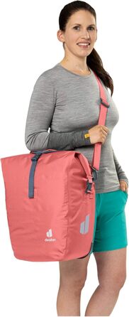 Велосипедна сумка Deuter Weybridge 25+5 л, водонепроникна, на задній багажник, колір Redwood