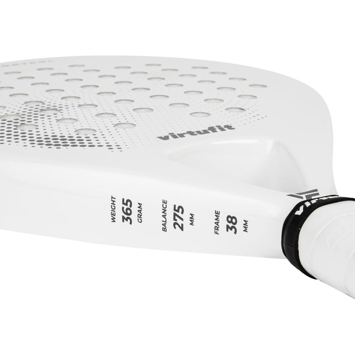 Ракетка для падел VirtuFit Serie Weiß-Schwarz - професійна, легка