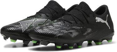 Футбольні бутси PUMA Future 8 Match Low Fg/Ag, 42 EU, Puma Black/Silver/Fluo Green