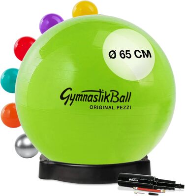 Гімнастичний м'яч Pezziball Standard з підставкою та насосом