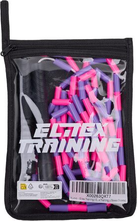 Стрибковий трос Elitex Training для крос-тренінгу та боксу (фіолетовий)