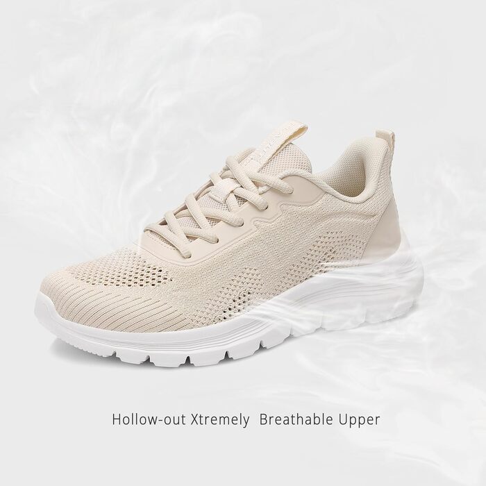 Жіночі кросівки FLARUT для бігу та фітнесу дихаючі, бежеві, 38 EU