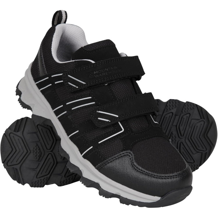 Дитячі трекінгові черевики Mountain Warehouse Cannonball - водонепроникні, з міцною підошвою (28 EU, Чорний)