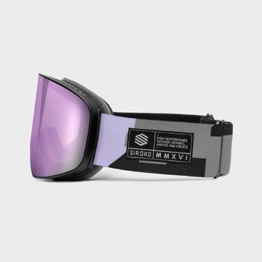 Гірськолижна маска для сноуборду та лиж SIROKO GX OTG, колір Amethyst, універсальний розмір