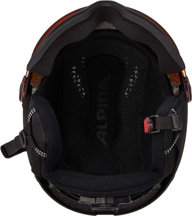 ALPINA ARBER VISOR Q-LITE — Легкий лижний шолом з контрастним візором для дорослих, преміум-якість