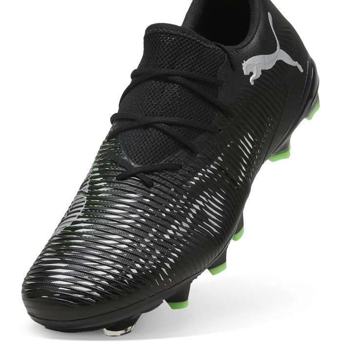 Футбольні бутси PUMA Future 8 Match Low Fg/Ag, 42 EU, Puma Black/Silver/Fluo Green