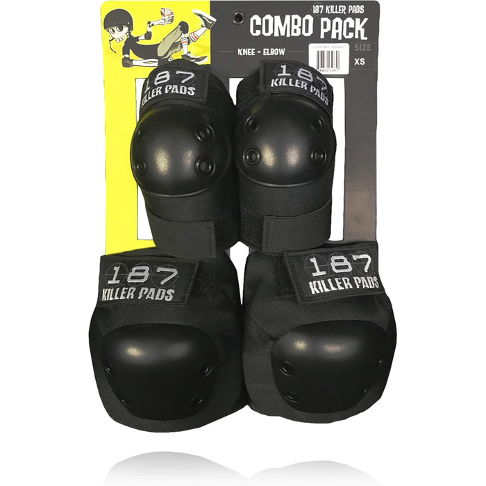 Комплект захисної екіпіровки Killer Pads S/M, чорний