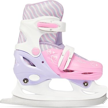 Роликові ковзани для дівчаток RAVEN, регульовані, з LED-підсвіткою, 30-33 (18,5-20,5 см), Loret з ковзанами