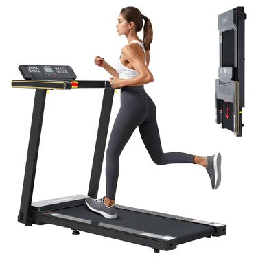 Ходунка-біговий килимок ISE 2-в-1 для дому, до 12 км/год, ультратонкий, складний, до 120 кг, LED-дисплей, 12 програм, для суглобів