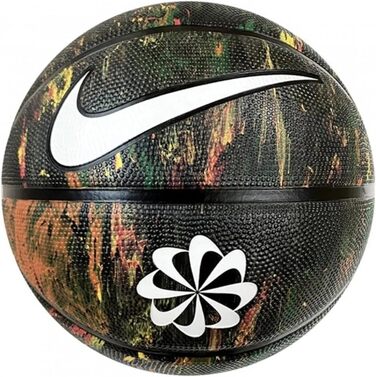 М'яч баскетбольний Nike Revival Skills Gum Rubber, розмір 3, багатоколірний (чорний/чорний/білий)