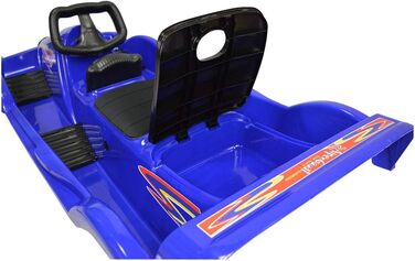 Сніголюб Alpen Gaudi Double Race - двомісний бобслей, блакитний, 114 x 55 x 28 см