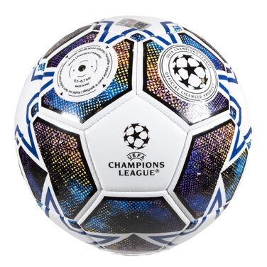 М'яч футбольний UEFA Champions League офіційний біло-синьо-зелений