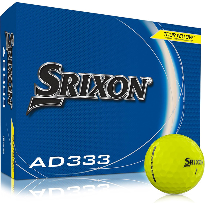 Гольф-м'ячі Srixon AD333 11 для дистанції та швидкості, низька компресія, контроль, лінія для прицілювання, преміум аксесуар, подарунок для гольфу
