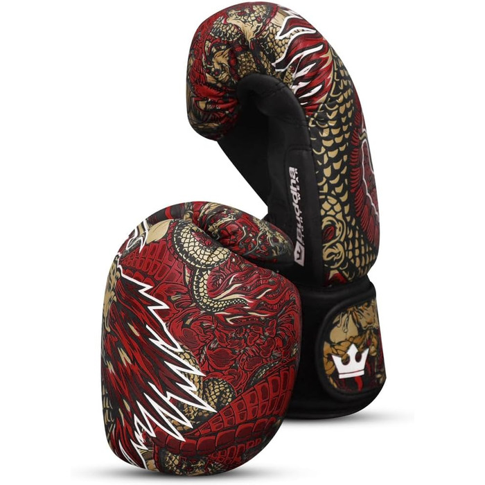 Боксерські рукавички Buddha Fight Wear Dragon - для тренувань та спарингу, Муай Тай, кікбоксинг, фітнес, чоловічі та жіночі, різні кольори, вага 300/350/360 г