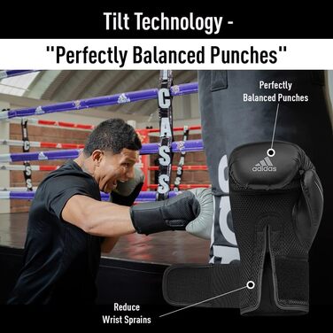 Боксерські рукавички adidas Speed Tilt 150 з інноваційною технологією TILT, для тренувань і змагань