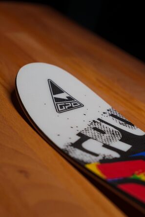 Лижні дитячі GPO Snowblade Snowkid 99 см | Короткі лижі з кріпленням Tyrolia SR-10 | Для дітей та дорослих