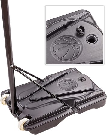 Баскетбольний кошик зі стійкою, розсувний до 305 см - професійний баскетбольний набір