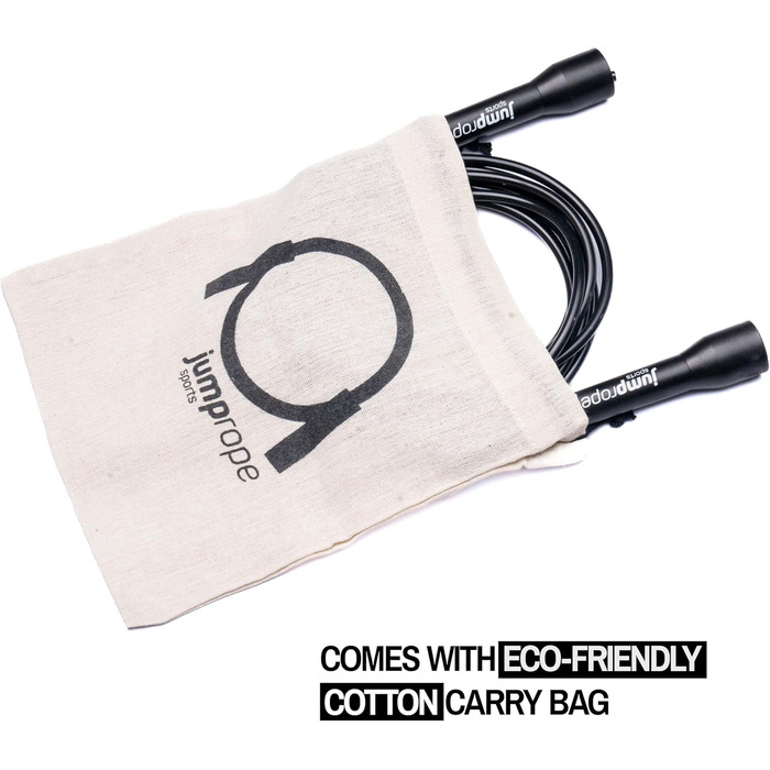 Скакалка для змагань SPEED CHAMPION (діаметр 5 мм, довжина 3.0 м, регульована) чорно-чорна