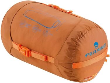 Спальний мішок Ferrino Lightec 1200, оранжевий, для туризму та відпочинку