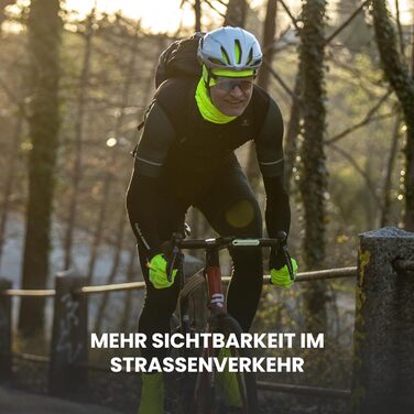 GripGrab Ride Winter - зимові велосипедні рукавички, теплі, вітронепроникні, жовті, Hi-Vis Classic