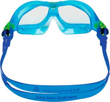 Дитячі окуляри для плавання Aquasphere Seal KID з UV-захистом, силіконовим ущільненням та антизапітніючою поверхнею, блакитні (для хлопчиків та дівчаток)