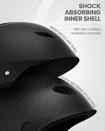 Шолом OutdoorMaster Kelvin для гірськолижного спорту та сноубордингу (унісекс), чорний, M