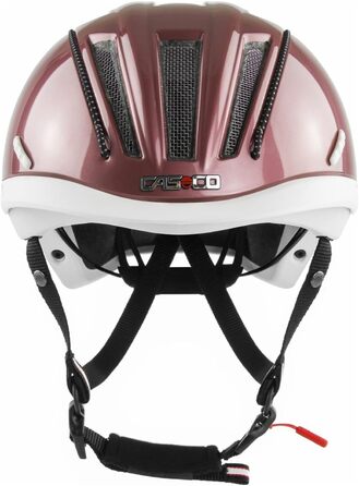 Жіночий велосипедний шолом Casco Roadster, рожево-білий, M (55-57 см)