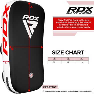 Накидка для ударів по ногах RDX, Curved Pad для кікбоксингу, Муай Тай, бокс, ММА. Накидка з натуральної шкіри Мая, тренувальні пристосування для ударів, один штука, універсальний розмір, білий колір