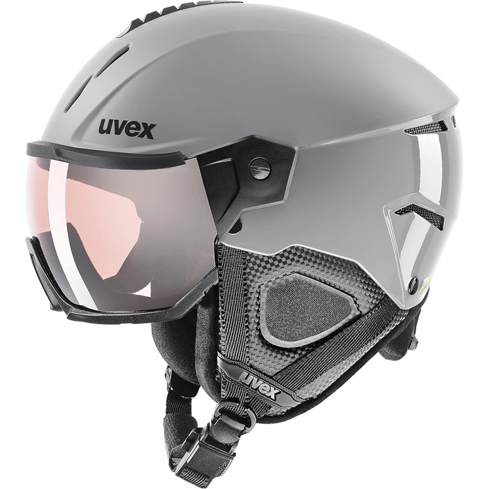 Гірськолижний шолом uvex Instinct Visor Pro V з візором, для жінок і чоловіків, розмір 59-61 см, індивідуальне регулювання