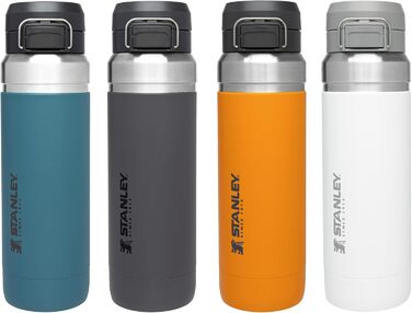 Термос-бутилка Stanley Quick Flip з нержавіючої сталі, 7+ годин холодна, BPA-free, герметична, для води, посудомийна, з кришкою-заскочкою