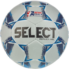 Гандбольний м'яч Select Replica HBL Final4 v24, блакитний, розмір 2
