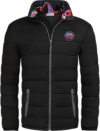 Чоловіча куртка Nebulus TAMMES, тепла зимова куртка, чорна XL