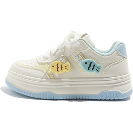 Жіночі кросівки з декором рибки, стилі Y2K, легкі та дихаючі, для прогулянок та спорту, комфортні, бежеві, розмір 37 EU