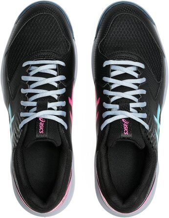 Тенісні кросівки ASICS Dedicate 8 Clay Mann Blau Weiß 40.5 EU Black Energy Aqua