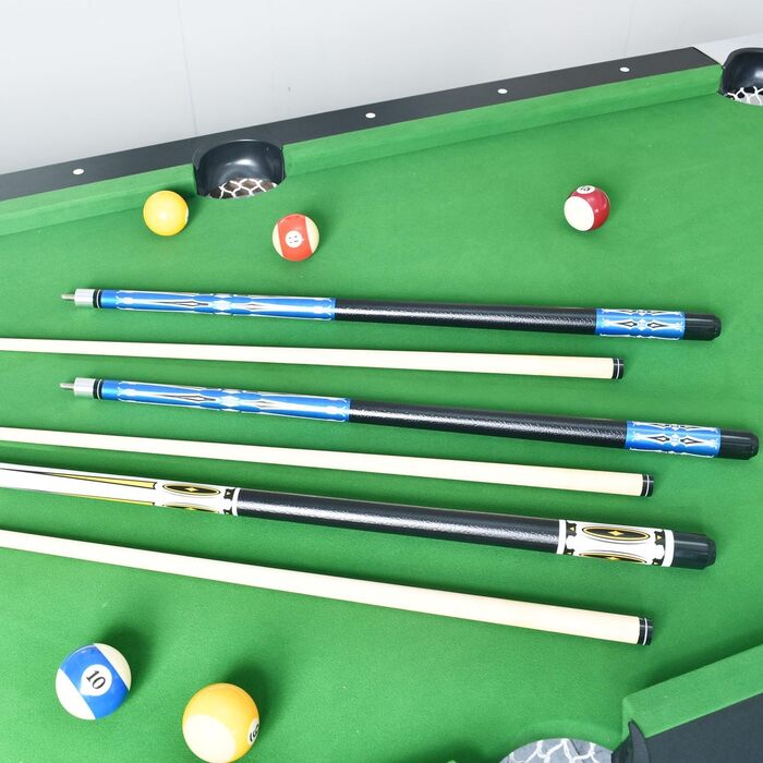 RAYNA GAMES: Більярдний кий для професійних гравців - якісний набір з канадського ахового дерева, з нержавіючою сталею, 58 дюймів, для дорослих